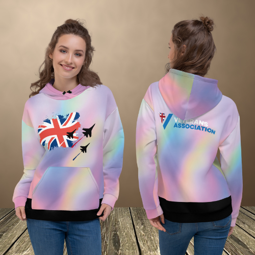 Cozy Vibes Hoodie - Rainbow
