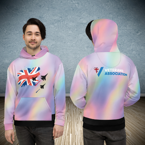 Cozy Vibes Hoodie - Rainbow