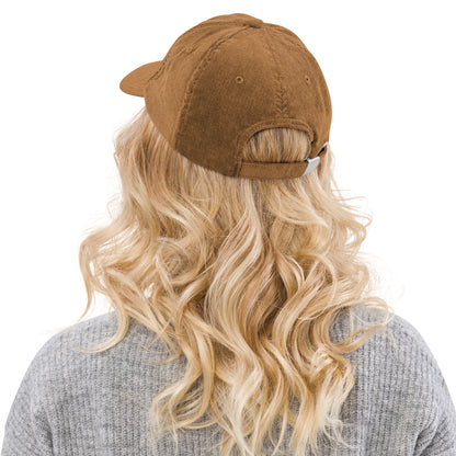 Corduroy hat