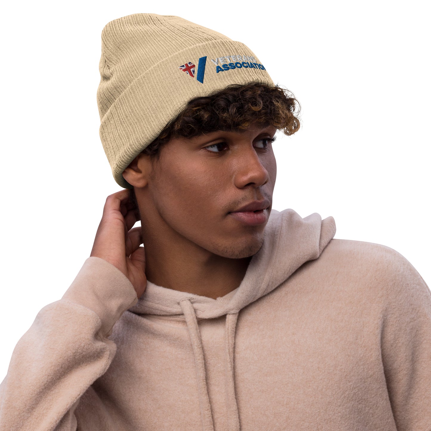 Ribbed knit beanie