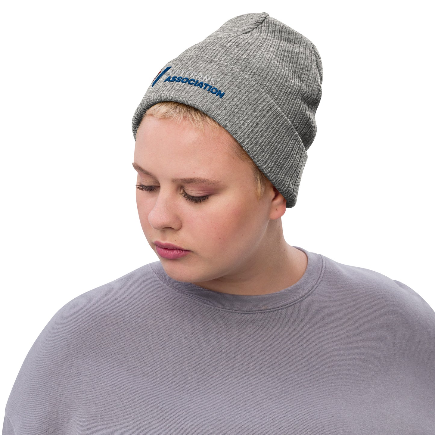 Ribbed knit beanie