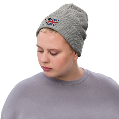 Ribbed knit beanie