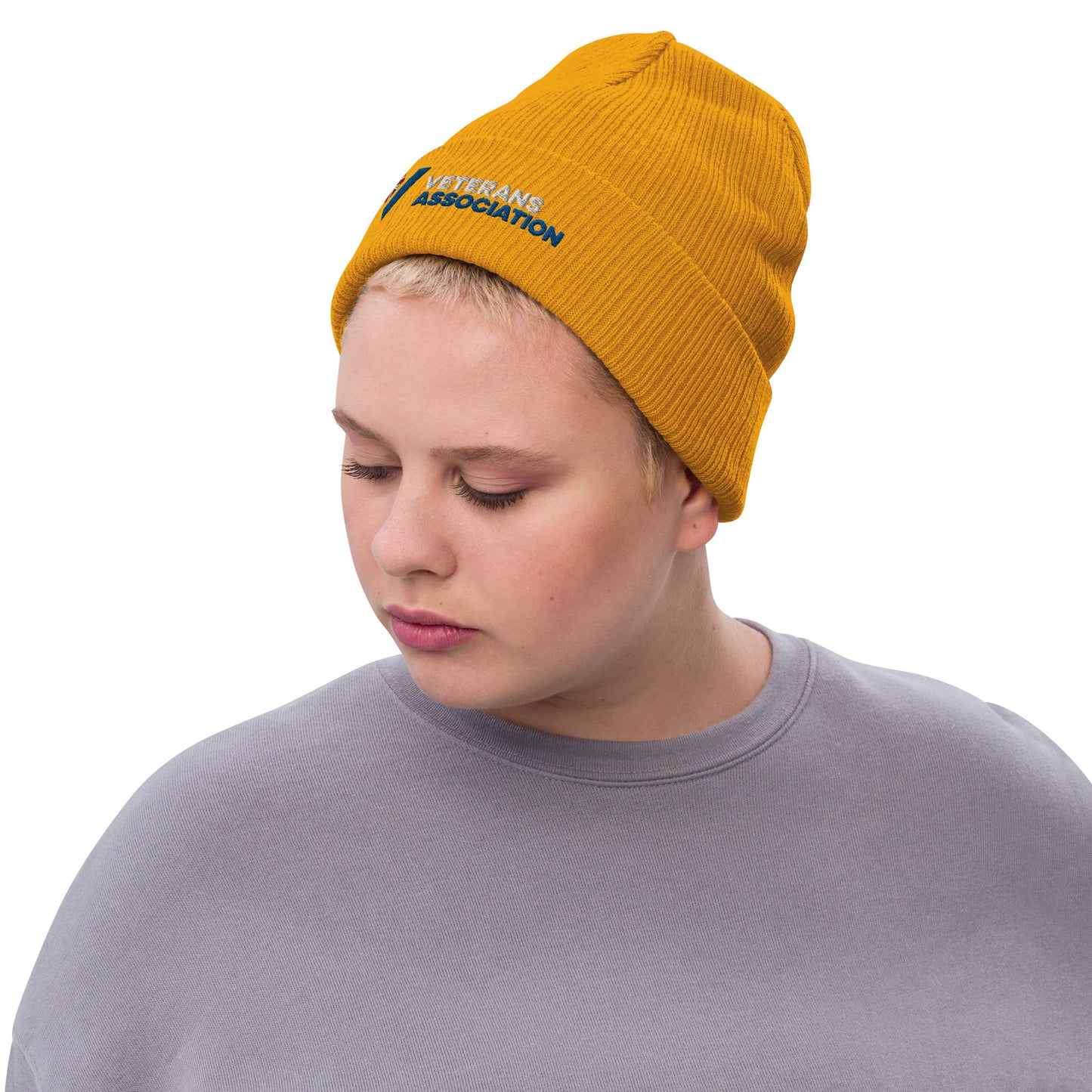 Ribbed knit beanie