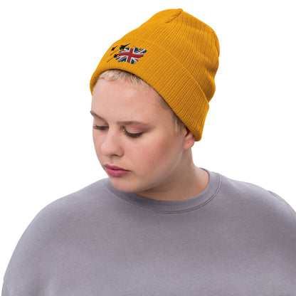 Ribbed knit beanie